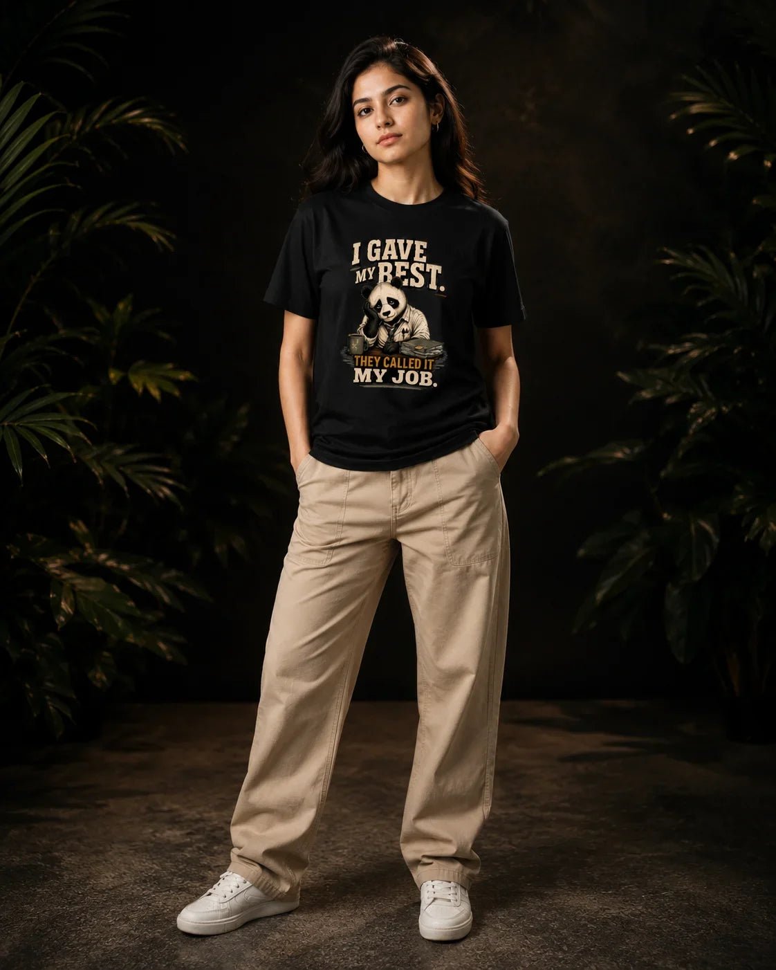 I Gave My Best, They Called It My Job Black T-shirt