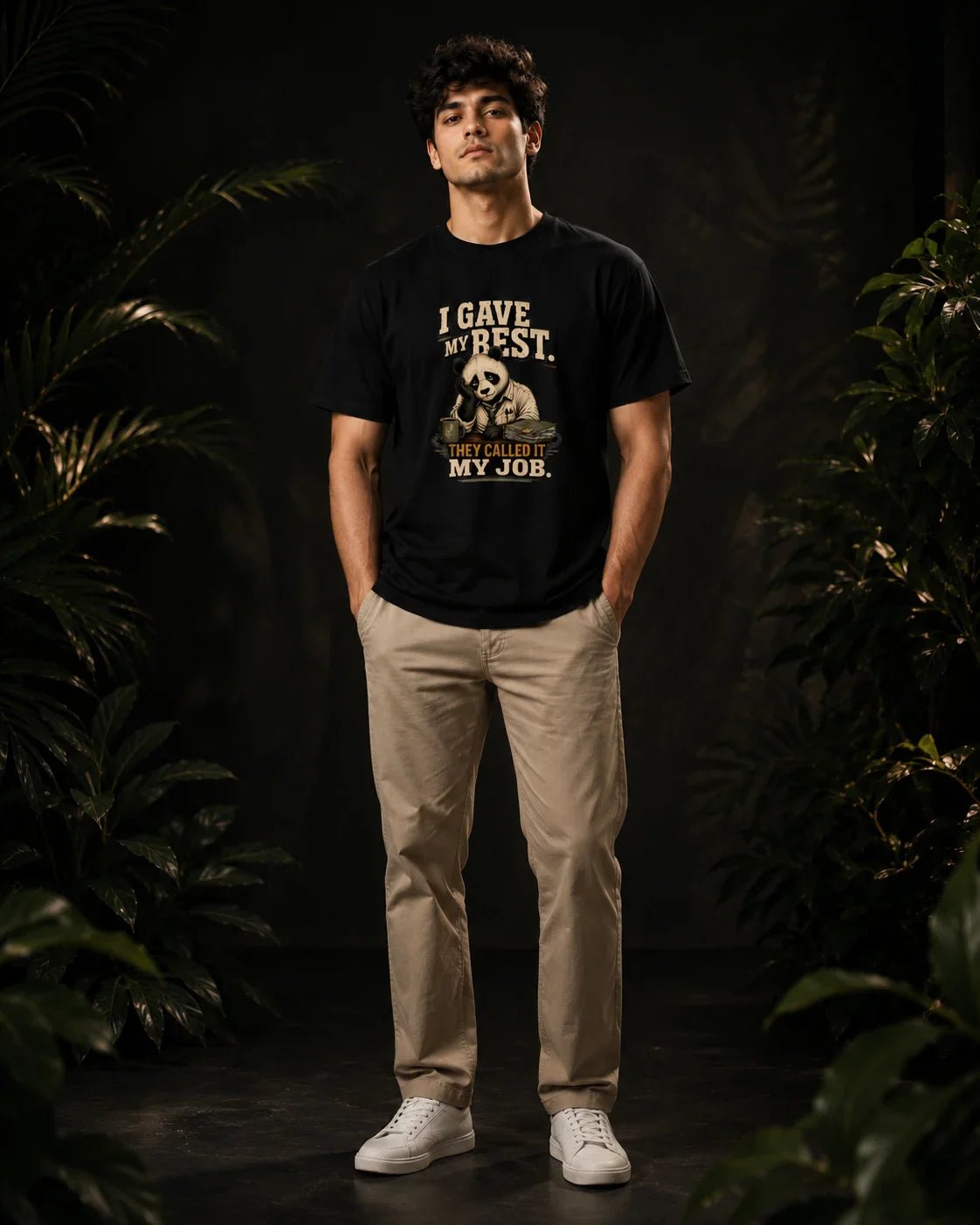 I Gave My Best, They Called It My Job Black T-shirt
