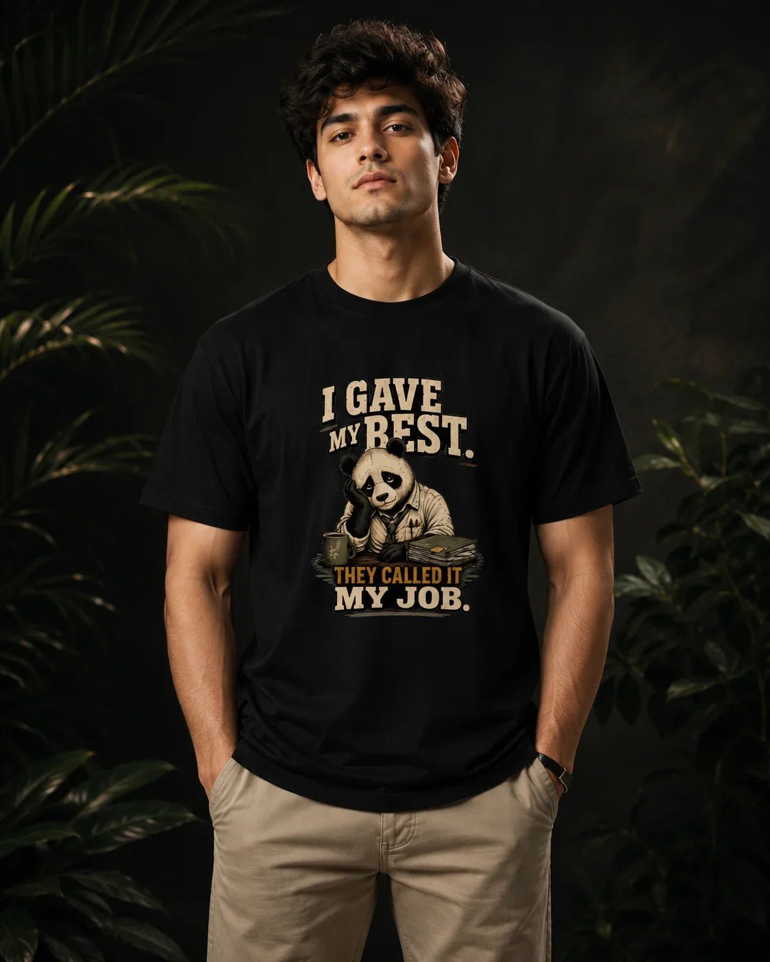 I Gave My Best, They Called It My Job Black T-shirt