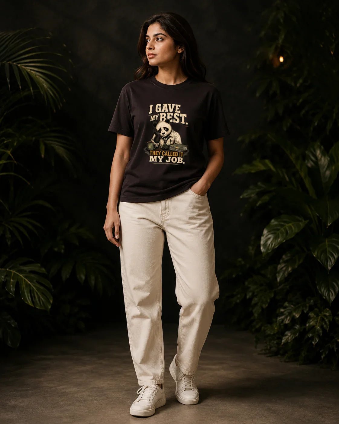I Gave My Best, They Called It My Job Coffee Brown T-shirt