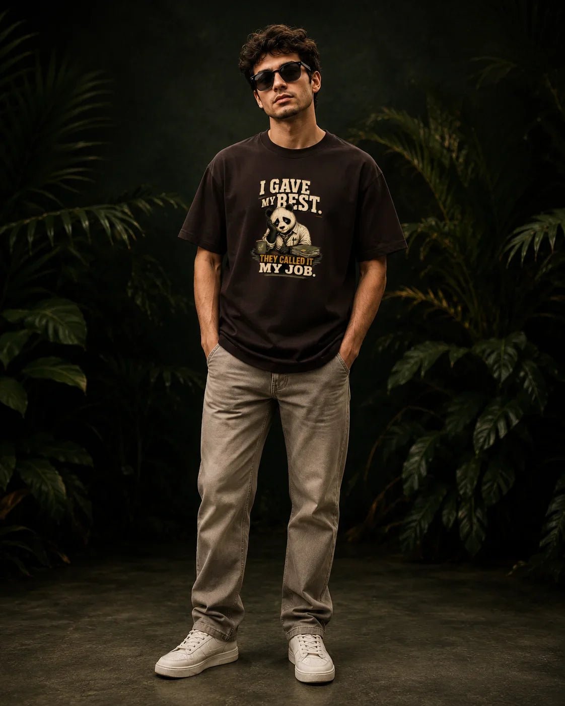 I Gave My Best, They Called It My Job Coffee Brown T-shirt
