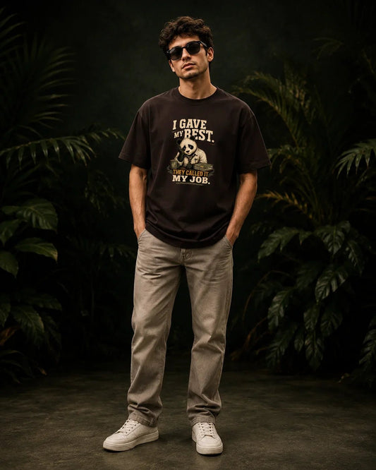 I Gave My Best, They Called It My Job Coffee Brown T-shirt