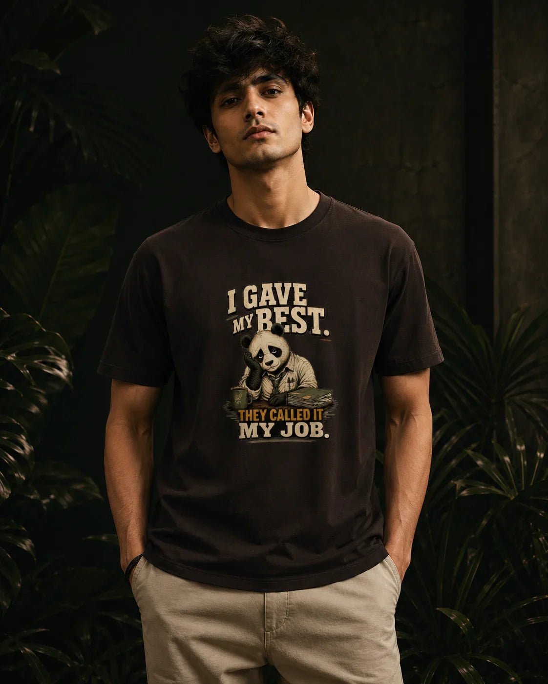 I Gave My Best, They Called It My Job Coffee Brown T-shirt