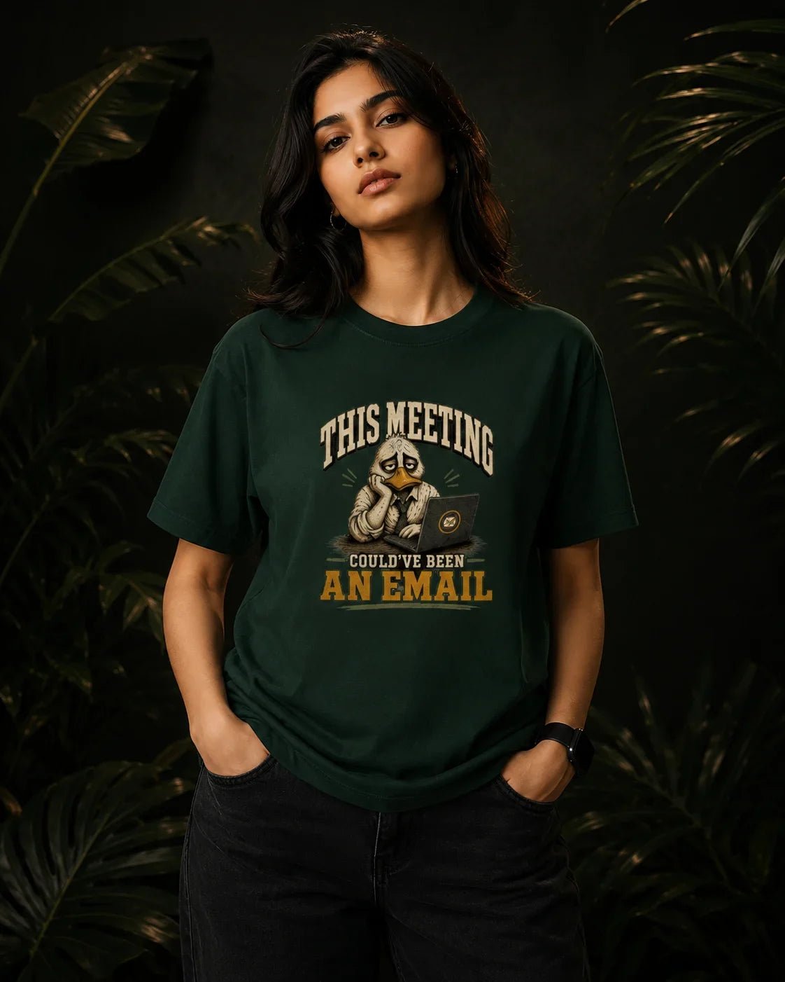 This Meeting Could’ve Been An Email Bottle Green T-shirt