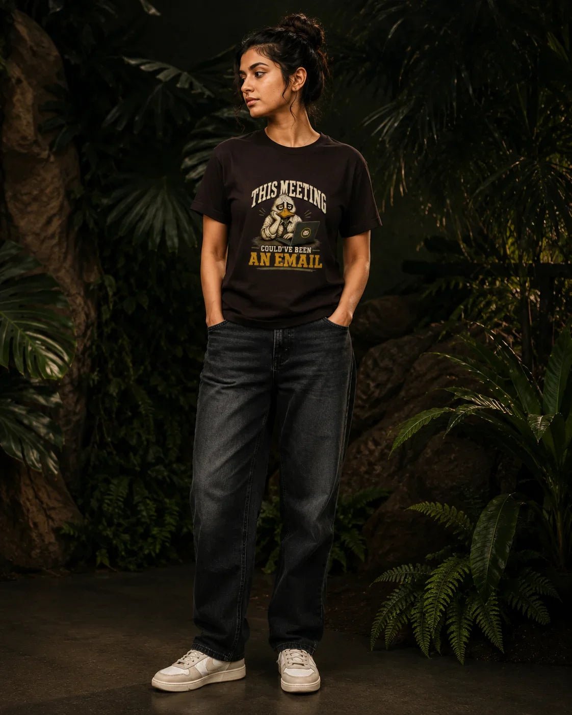 This Meeting Could’ve Been An Email Coffee Brown T-shirt